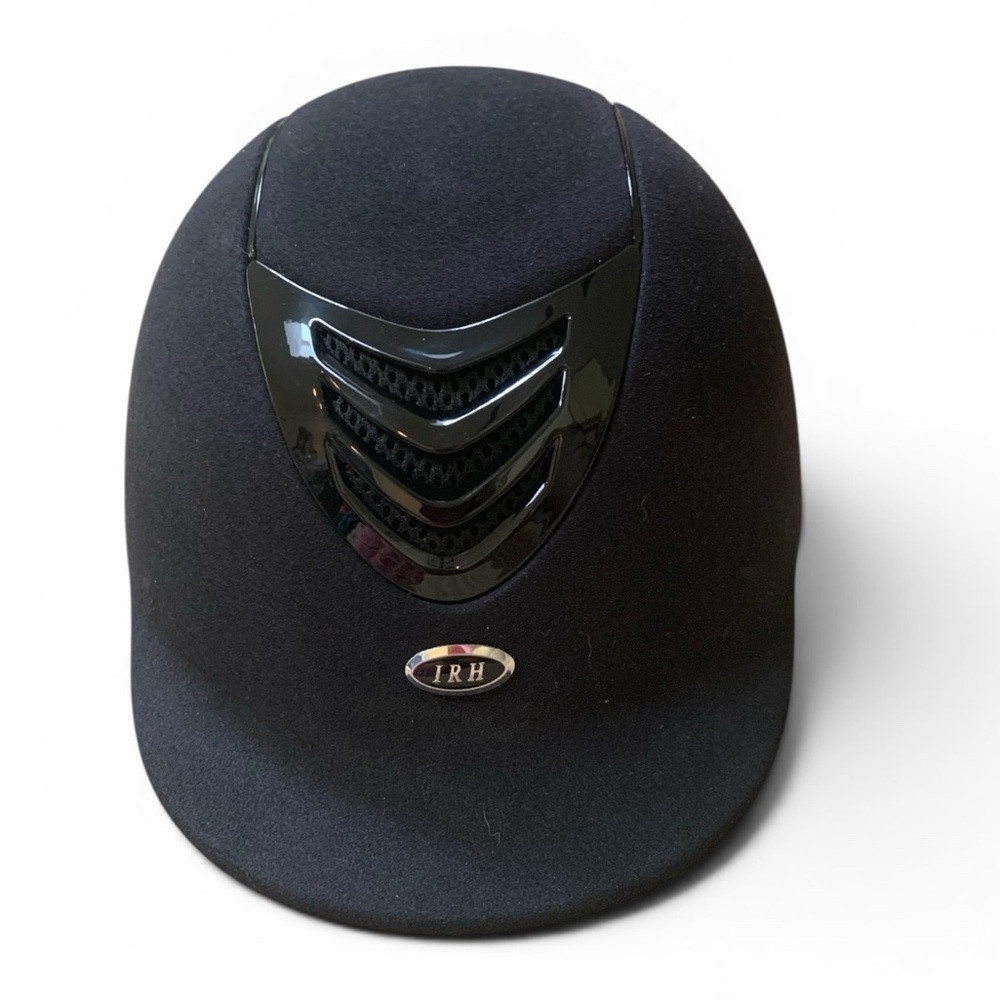 IRH Black Velvet Riding Helmet Medium 2023
